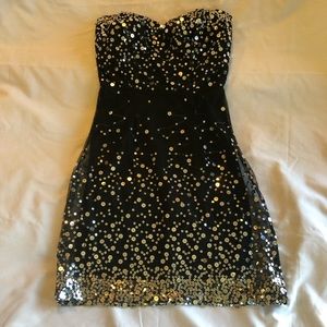 Black Mini Party Dress